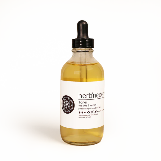 Tea Tree & Yarrow Toner by Herb'N Eden - Non-toxic Facial Care product rated SLOW by Million Marker, free from BPA, phthalates, and parabens