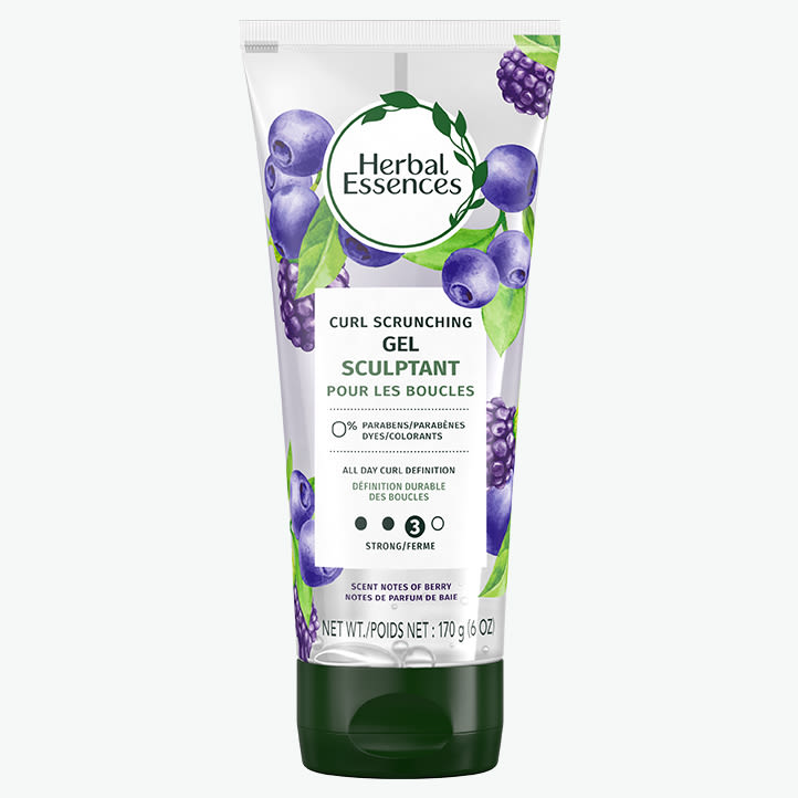 Curl Scrunching Gel - Strong Hold by HERBAL ESSENCES - Non-toxic, STOP rated product free from harmful chemicals