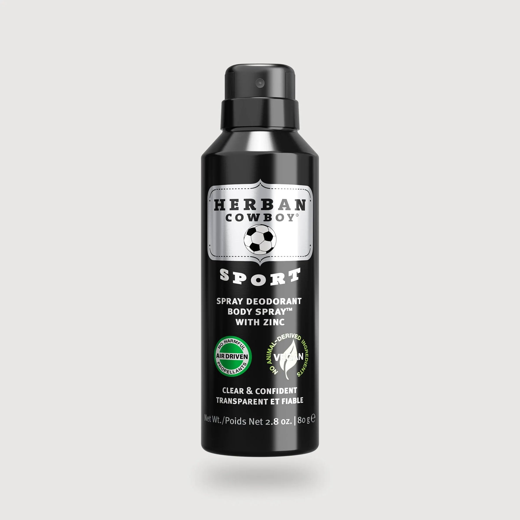 Sport Spray Deodorant by Herban Cowboy - Non-toxic Deodorants product rated STOP by Million Marker, free from BPA, phthalates, and parabens