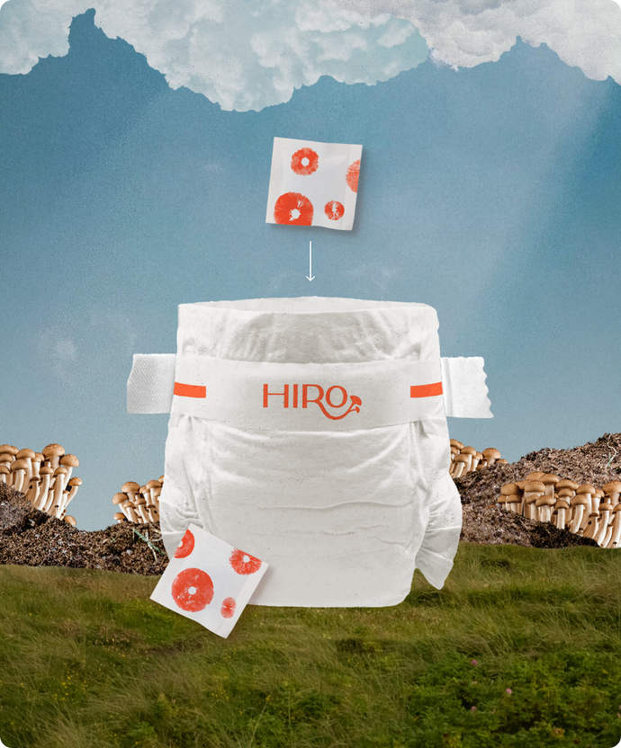 Super Soft Unbleached Disposable Diaper by HIRO - Non-toxic Baby Diapers, Diaper Creams + Wipes product rated SLOW by Million Marker, free from BPA, phthalates, and parabens