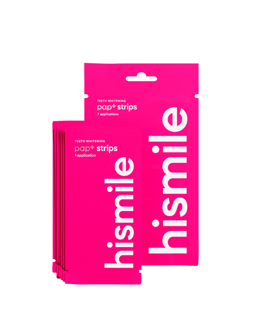 PAP+ Whitening Strips by hismile - Non-toxic Oral Care product rated STOP by Million Marker, free from BPA, phthalates, and parabens
