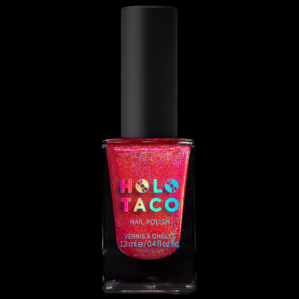 Nail Polish – Red Licorice by HOLO TACO - Non-toxic Cosmetics product rated STOP by Million Marker, free from BPA, phthalates, and parabens