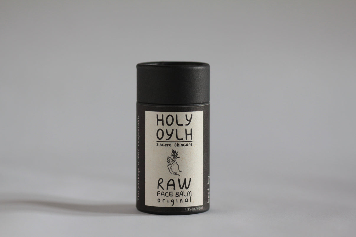 Raw Face Balm by Holy Oylh - Non-toxic Facial Care product rated GO by Million Marker, free from BPA, phthalates, and parabens