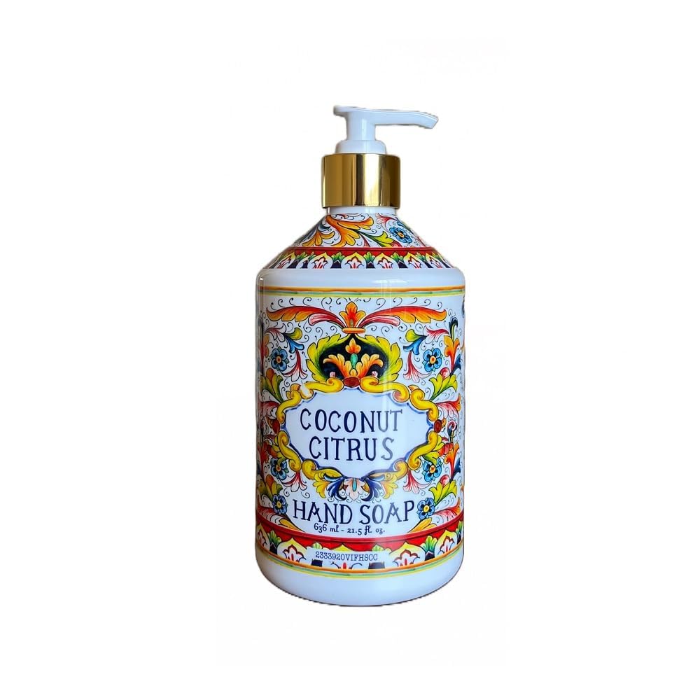 Villa Flora Hand Soap – Coconut Citrus by Home & Body Company - Non-toxic Soaps + Body Washes product rated STOP by Million Marker, free from BPA, phthalates, and parabens