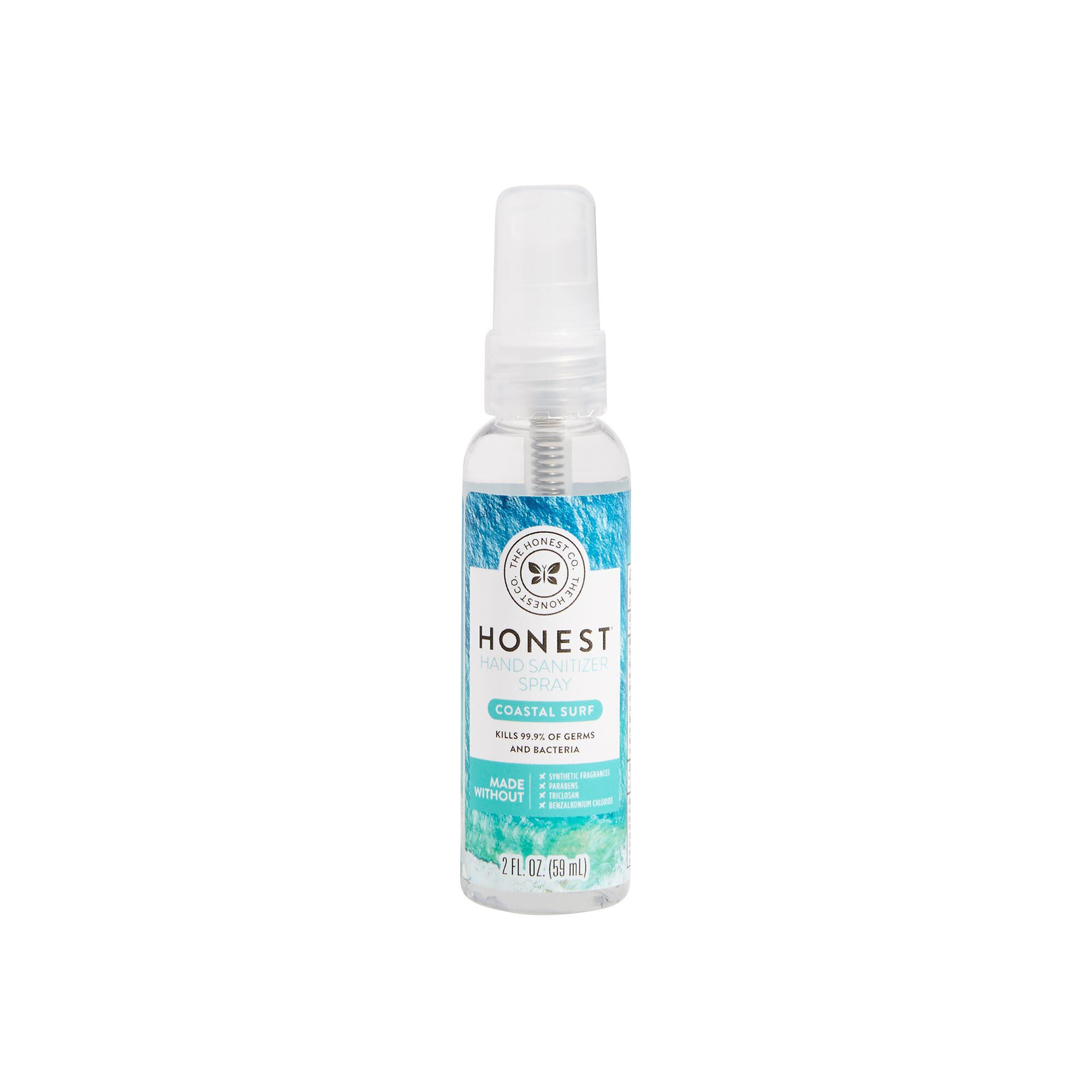 Hand Sanitizer Spray – Coastal Surf by HONEST - Non-toxic, SLOW rated product free from harmful chemicals