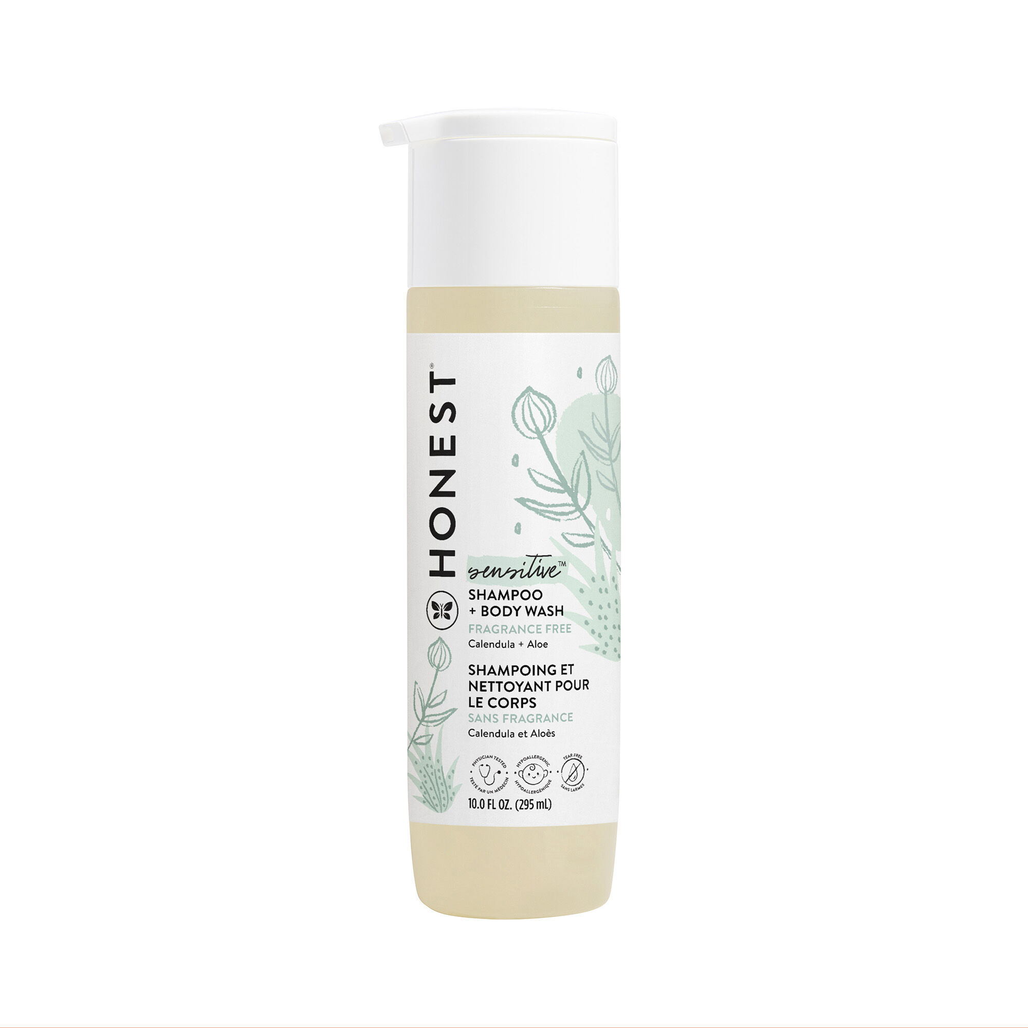 Shampoo + Body Wash - Sensitive by HONEST - Non-toxic, SLOW rated product free from harmful chemicals