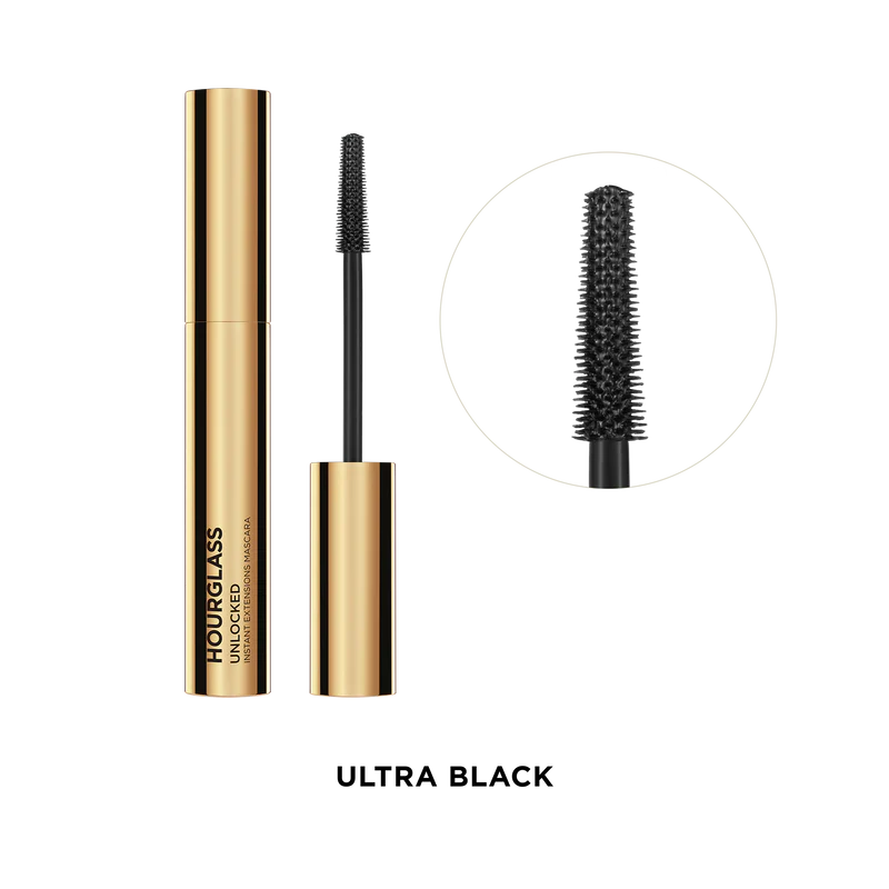Unlocked Instant Extensions Mascara - Ultra Black by HOURGLASS - Non-toxic Cosmetics product rated STOP by Million Marker, free from BPA, phthalates, and parabens