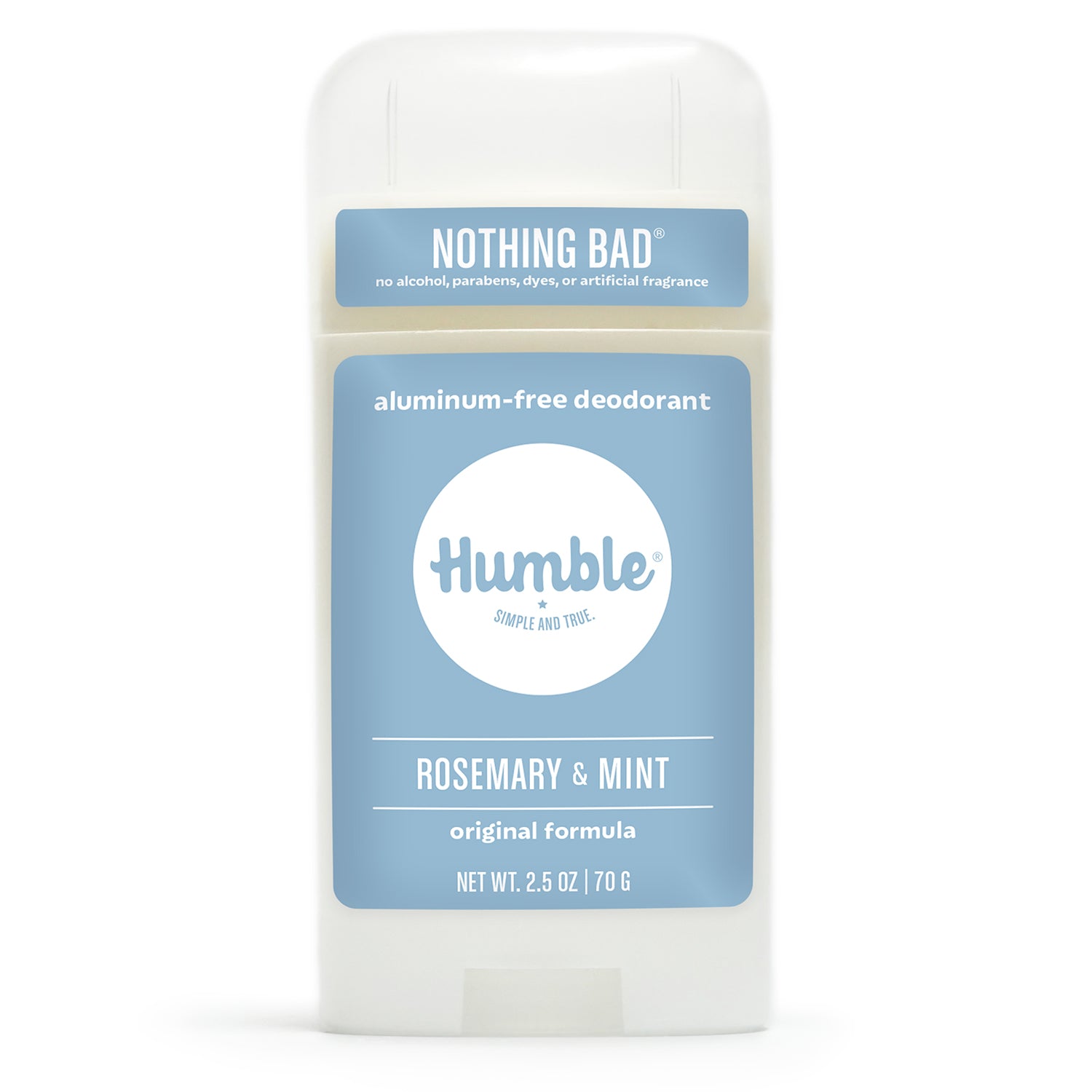 Aluminum Free Deodorant - Rosemary & Mint by Humble - Non-toxic, SLOW rated product free from harmful chemicals