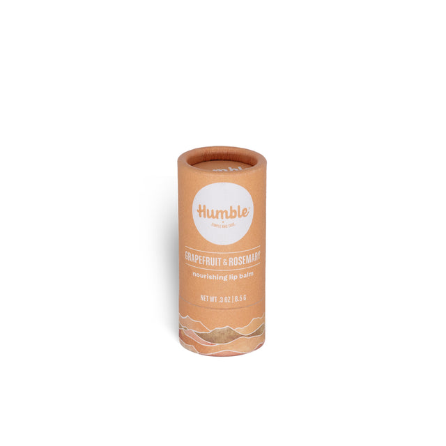 Lip Balm, Paperboard - Grapefruit & Rosemary by Humble Brands - Non-toxic, GO rated product free from harmful chemicals
