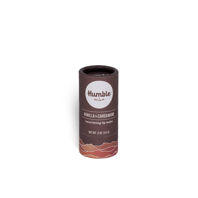 Lip Balm, Paperboard - Vanilla & Cardamom by Humble Brands - Non-toxic, SLOW rated product free from harmful chemicals