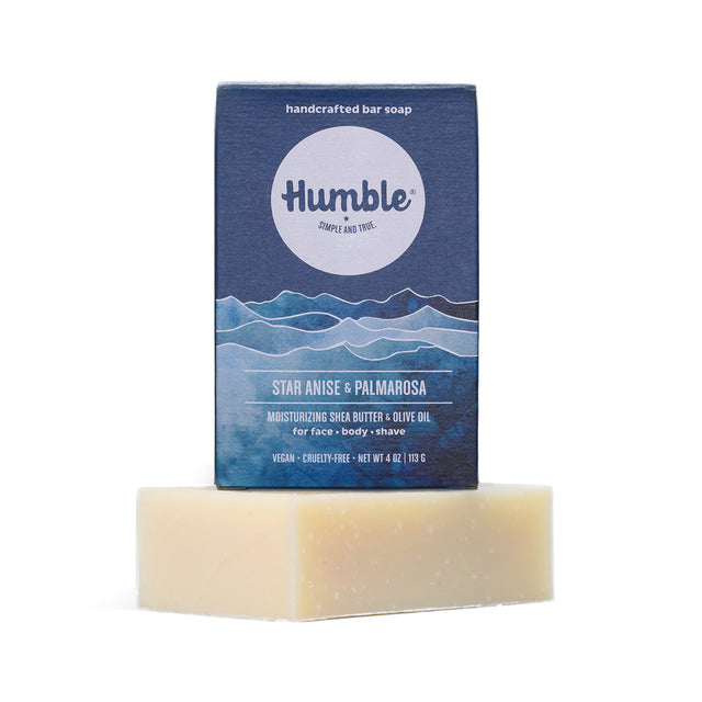Moisturizing Bar Soap - Star Anise & Palmarosa by Humble Brands - Non-toxic, SLOW rated product free from harmful chemicals