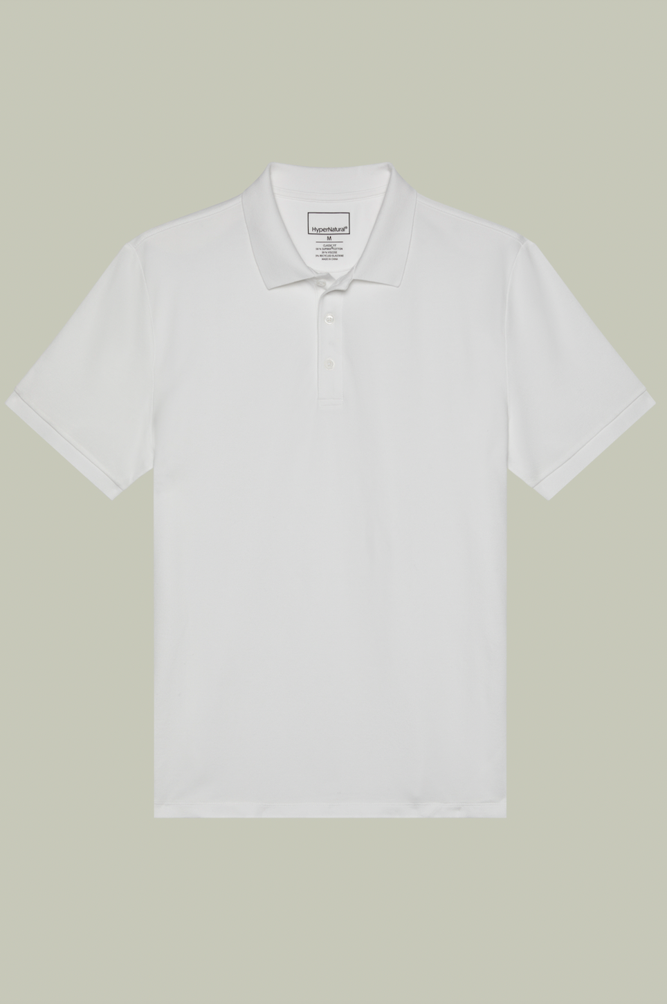 Matterhorn Classic Fit Micro-Pique Polo by HyperNatural - Non-toxic, SLOW rated product free from harmful chemicals