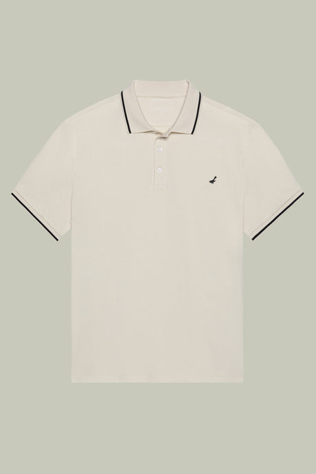 Matterhorn Classic Fit Micro-Pique Tipped Polo by HyperNatural - Non-toxic, SLOW rated product free from harmful chemicals
