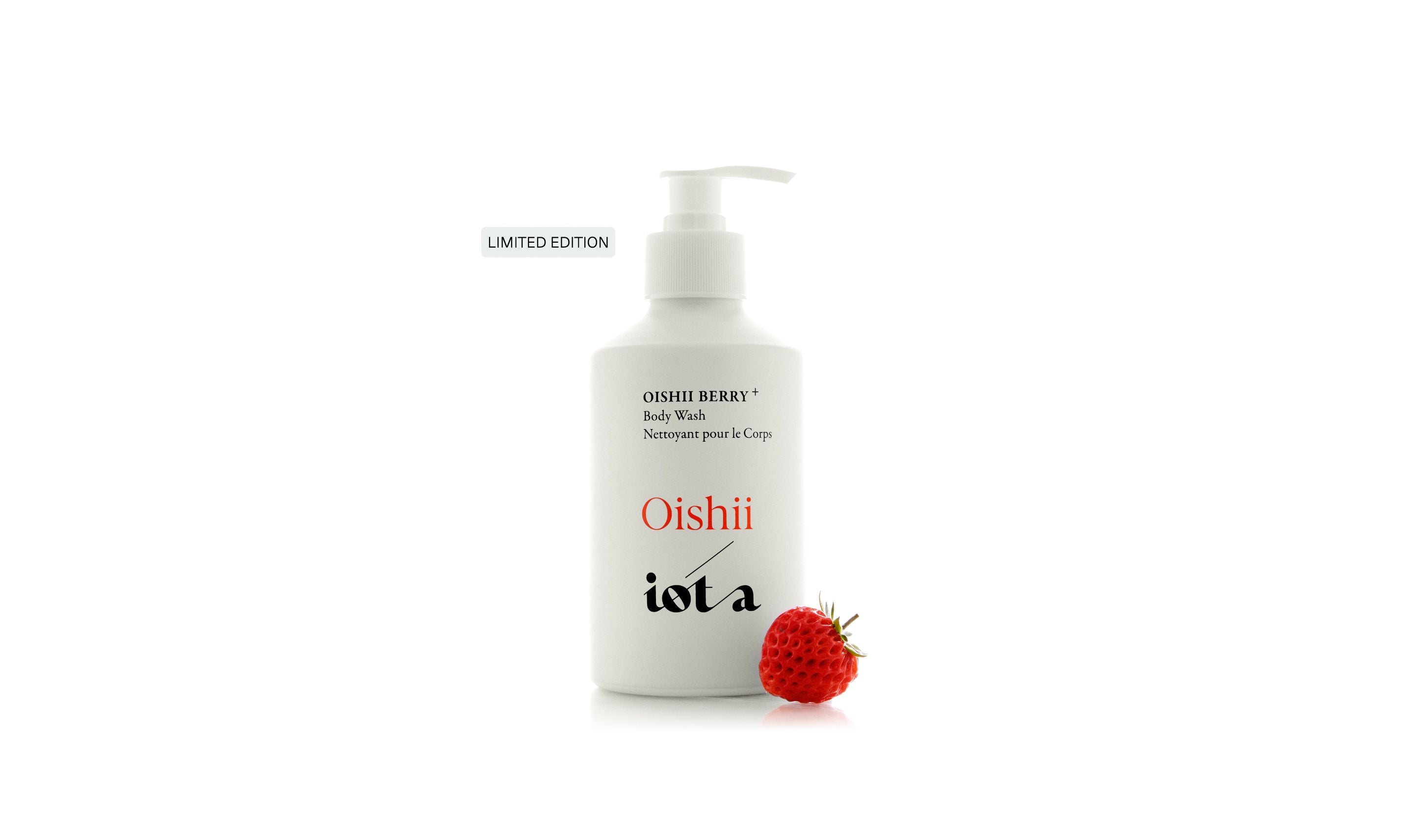 Body Wash - Oishii Berry+ by iota - Non-toxic, STOP rated product free from harmful chemicals