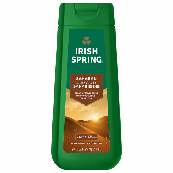 Body Wash - Saharan Dawn by IRISH SPRING - Non-toxic, STOP rated product free from harmful chemicals