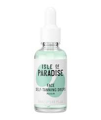 Face Self-Tanning Drops - Medium by ISLE OF PARADISE - Non-toxic, STOP rated product free from harmful chemicals