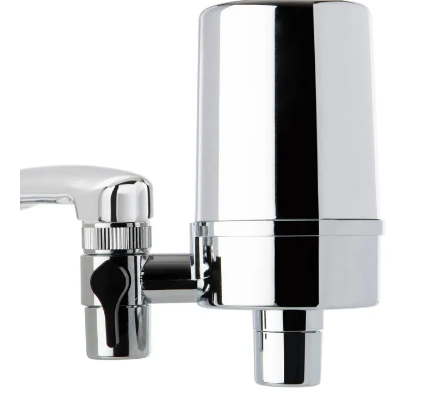 DF2-CHR Faucet Water Filter for Kitchen, Bathroom, or RV Sink by iSpring - Non-toxic, GO rated product free from harmful chemicals