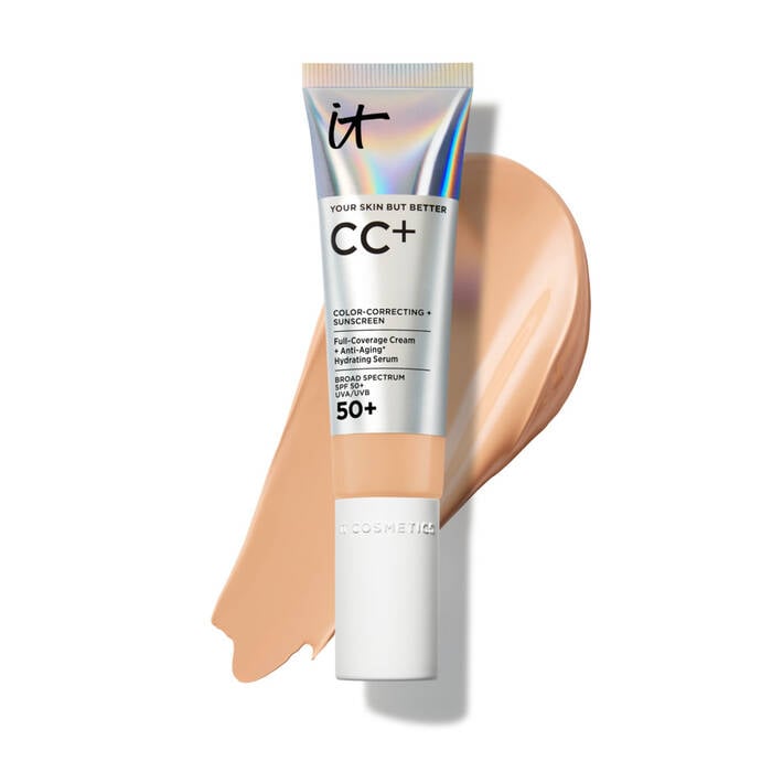 CC+ Cream Full-Coverage Foundation with SPF 50+ by it Cosmetics - Non-toxic, STOP rated product free from harmful chemicals