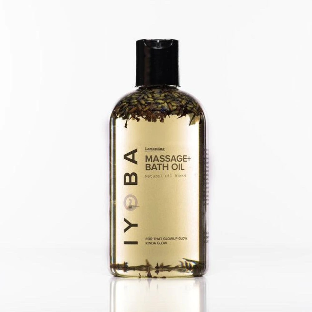 Lavender Massage + Bath Oil by IYOBA - Non-toxic, SLOW rated product free from harmful chemicals