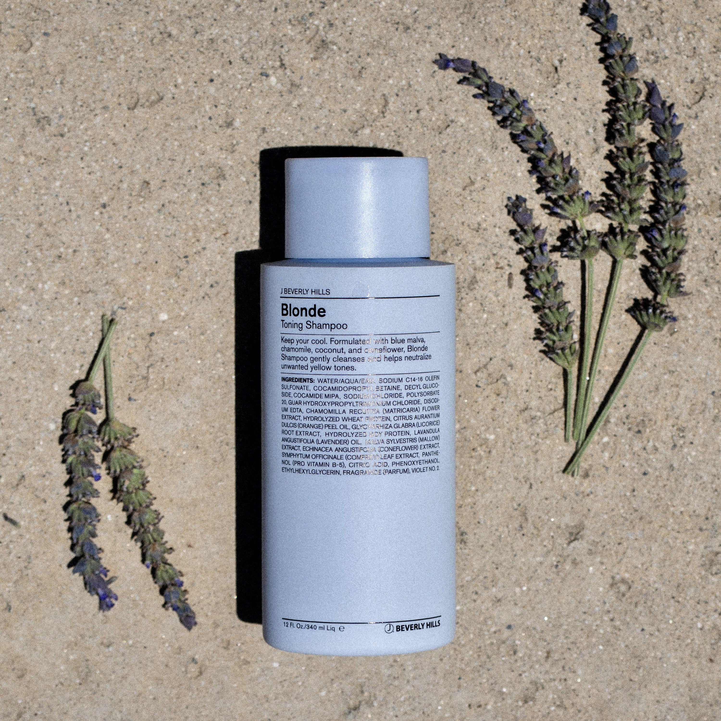 Blonde Toning Shampoo by J BEVERLY HILLS - Non-toxic, STOP rated product free from harmful chemicals