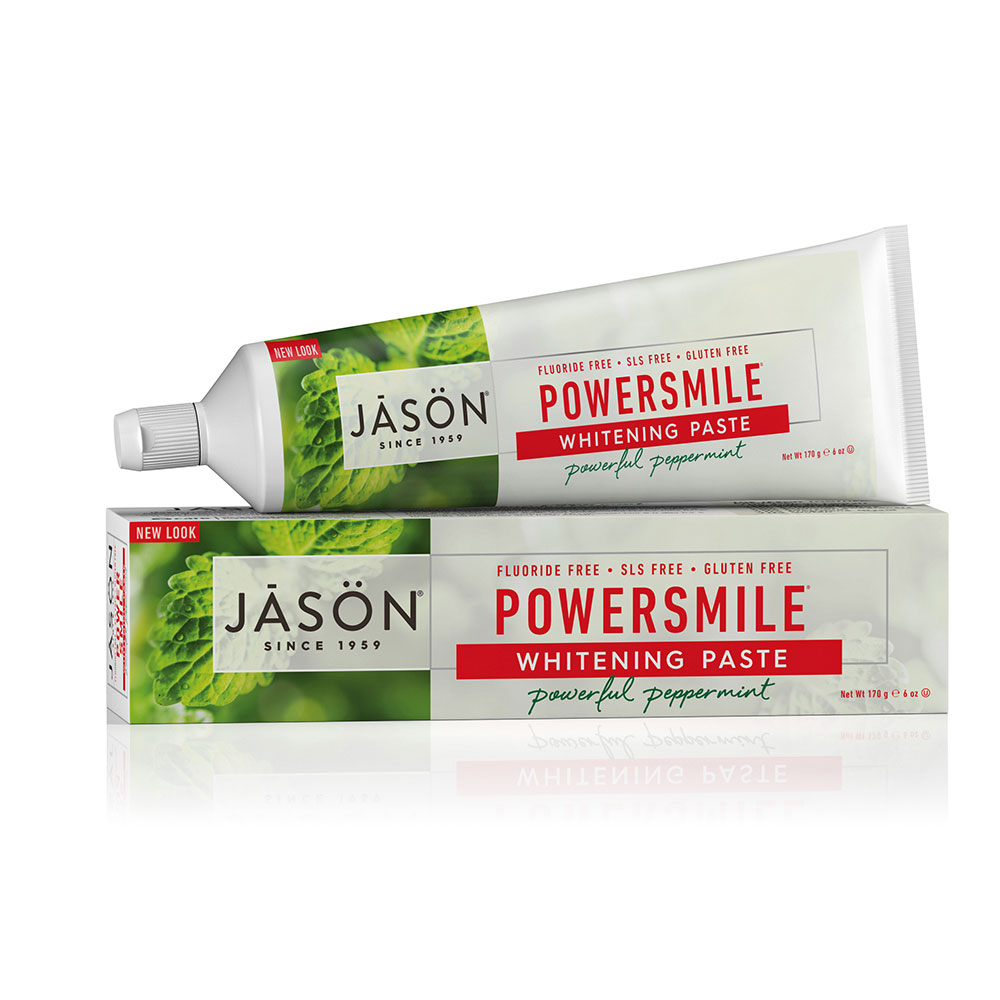 Powersmile Antiplaque & Whitening Toothpaste by JĀSÖN - Non-toxic, SLOW rated product free from harmful chemicals