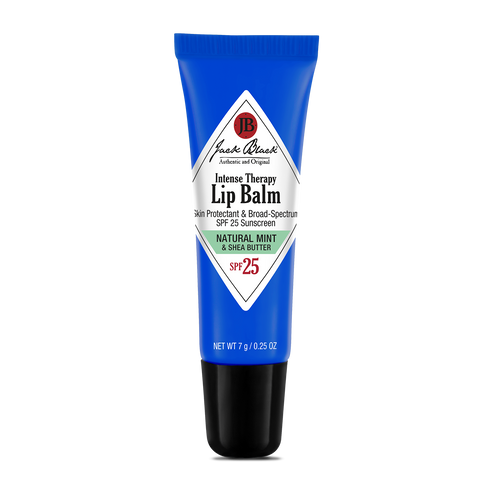 Intense Therapy Lip Balm SPF 25 - Natural Mint & Shea Butter by Jack Black Authentic and Original - Non-toxic, STOP rated product free from harmful chemicals