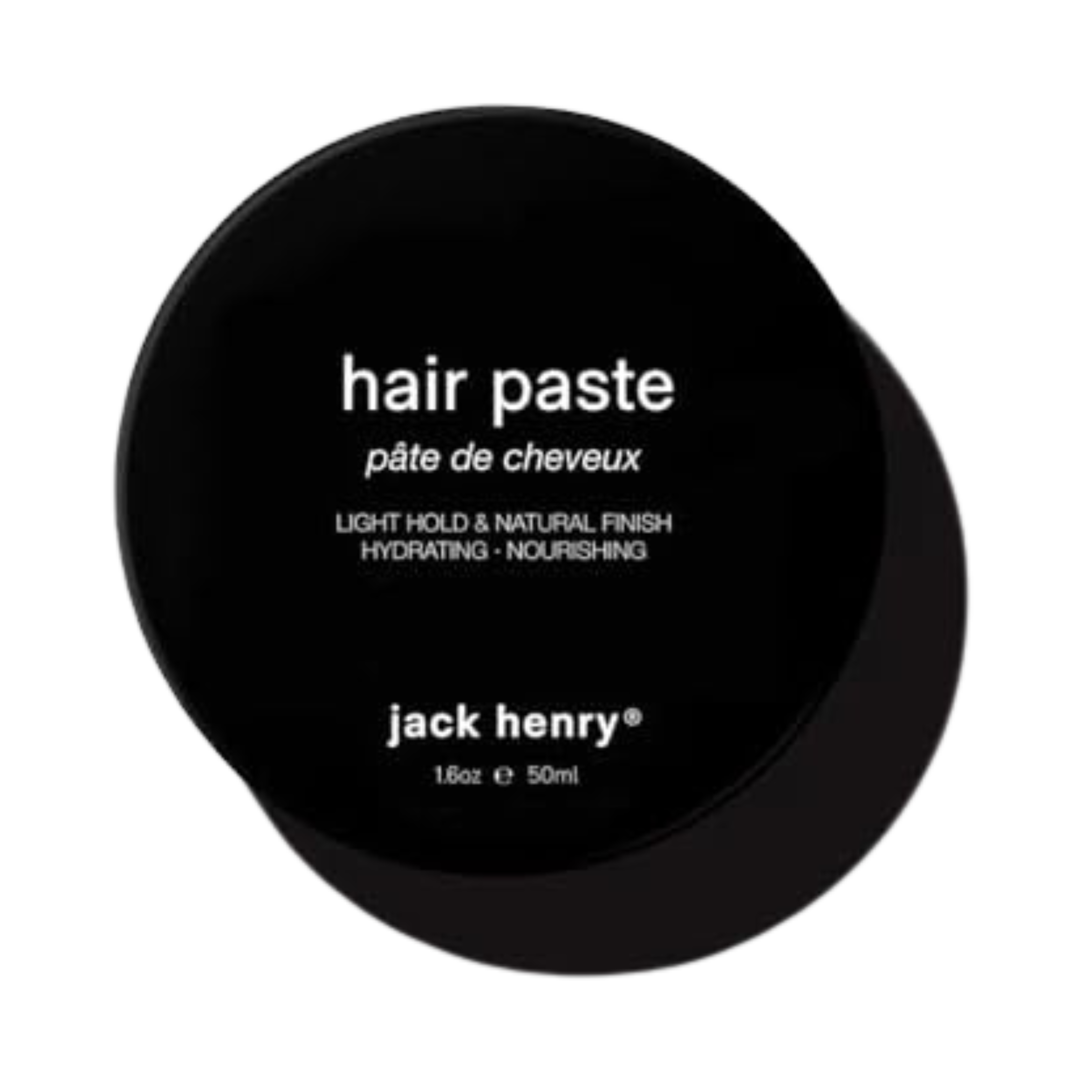 Natural Hair Paste for Men (1.69oz) 24 Hour Hold Styling Paste by Jack Henry - Non-toxic, SLOW rated product free from harmful chemicals