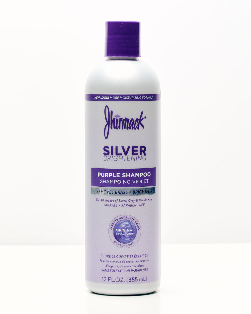 Shampoo Silver Brightening by Jhirmack - Non-toxic Shampoos + Conditioners product rated STOP by Million Marker, free from BPA, phthalates, and parabens