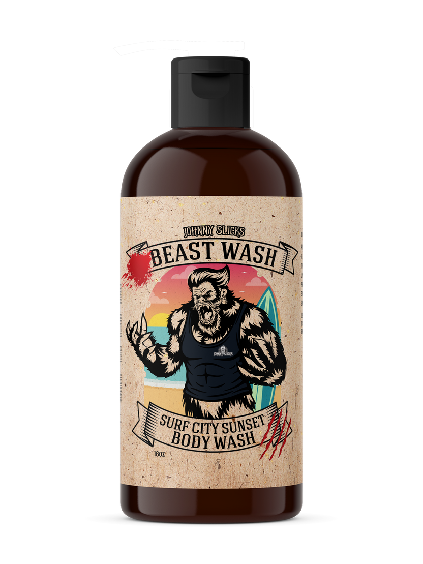 Beast Wash Body Wash - Surf City Sunset by JOHNNY SLICKS - Non-toxic Soaps + Body Washes product rated SLOW by Million Marker, free from BPA, phthalates, and parabens