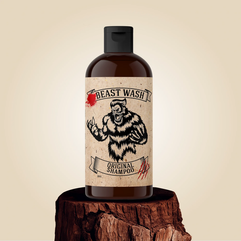 Beast Wash Shampoo - Original by JOHNNY SLICKS - Non-toxic, SLOW rated product free from harmful chemicals