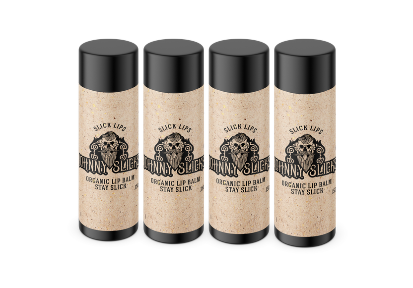 Slick Lips Organic Lip Balm by JOHNNY SLICKS - Non-toxic Lip Balms product rated STOP by Million Marker, free from BPA, phthalates, and parabens