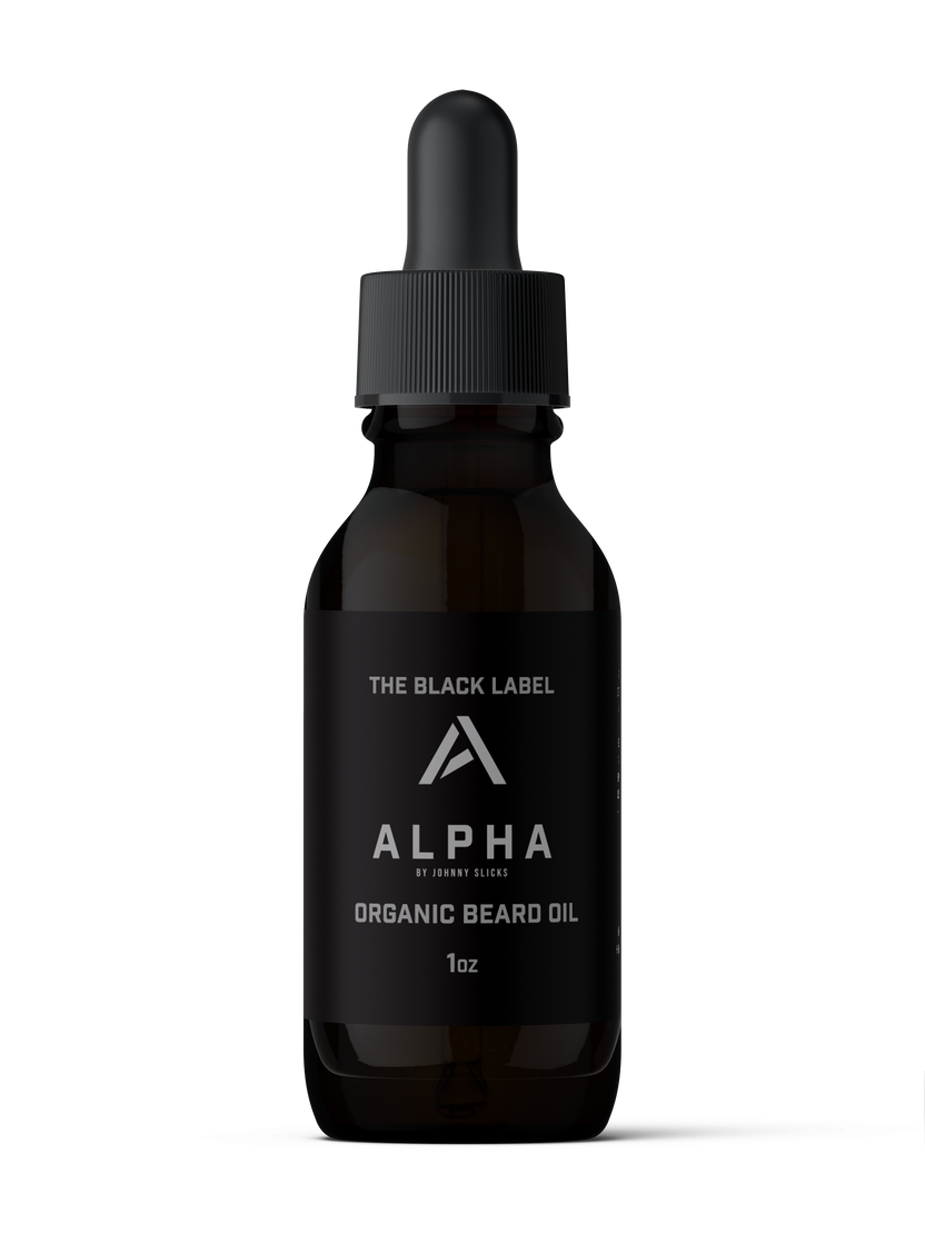 The Black Label Organic Bear Oil - Alpha by JOHNNY SLICKS - Non-toxic Hair Styling + Treatment product rated SLOW by Million Marker, free from BPA, phthalates, and parabens