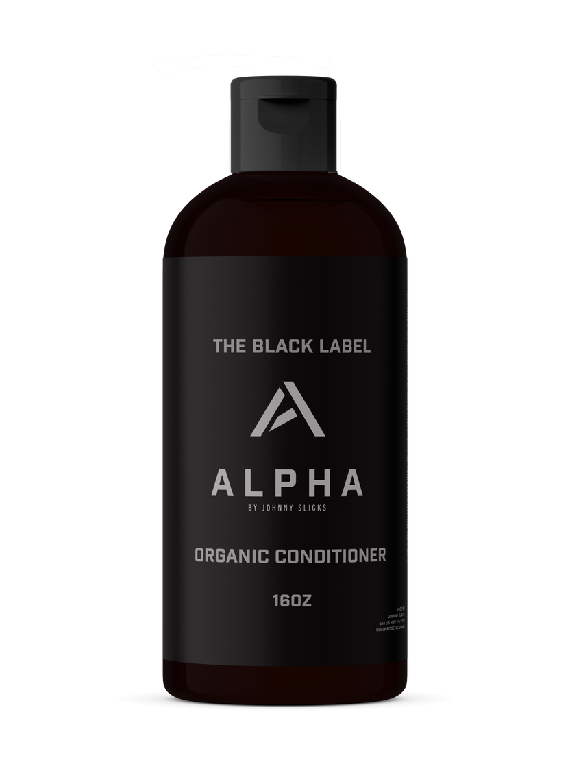 The Black Label Organic Conditioner - Alpha by JOHNNY SLICKS - Non-toxic Shampoos + Conditioners product rated SLOW by Million Marker, free from BPA, phthalates, and parabens