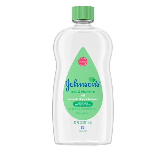 Aloe & Vitamin E Oil by Johnson's baby - Non-toxic, STOP rated product free from harmful chemicals