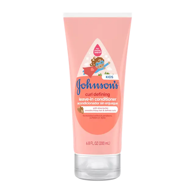 Kids Curl Defining Leave-In Conditioner by Johnson's baby - Non-toxic, STOP rated product free from harmful chemicals
