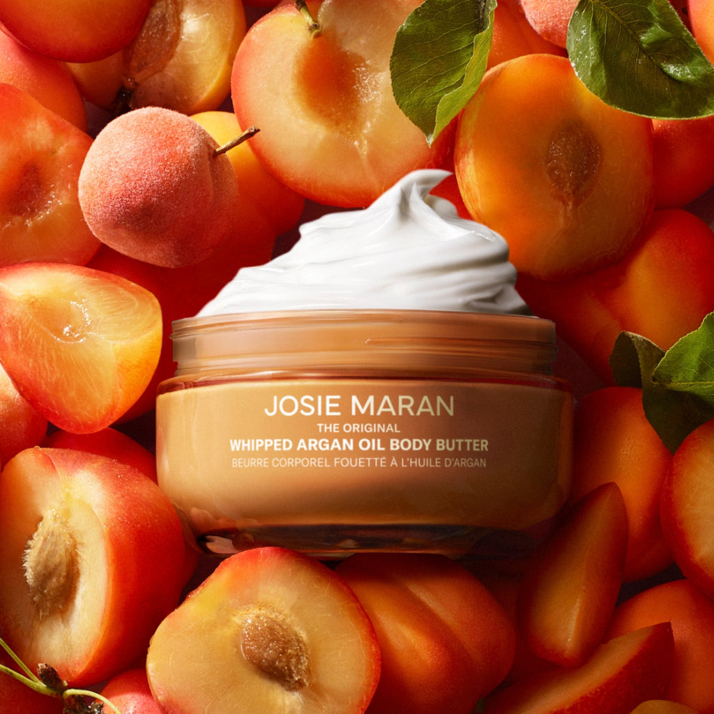 The Original Whipped Argan Oil Body Butter - Vanilla Apricot by JOSIE MARAN - Non-toxic, SLOW rated product free from harmful chemicals