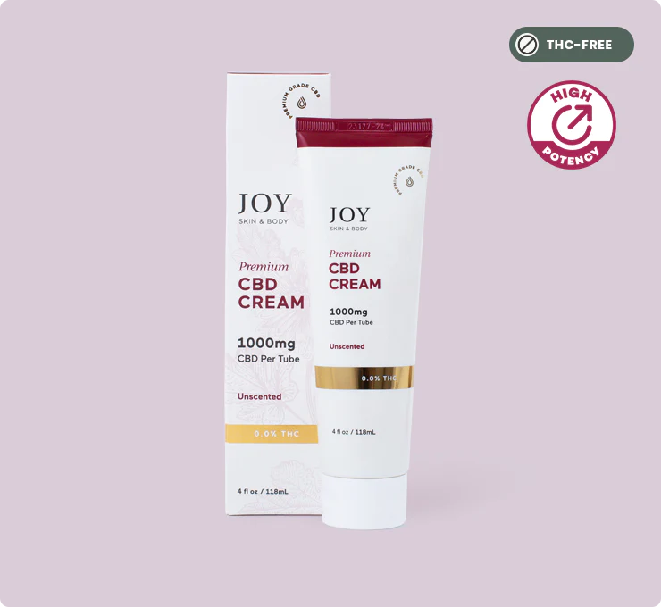 CBD Cream by Joy Organics - Non-toxic, GO rated product free from harmful chemicals