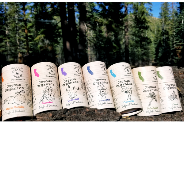 Delightful Deodorant Stick - Unscented by Joyous Organics - Non-toxic, GO rated product free from harmful chemicals