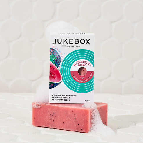 Natural Body Soap - Watermelon Disco by Jukebox - Non-toxic, SLOW rated product free from harmful chemicals