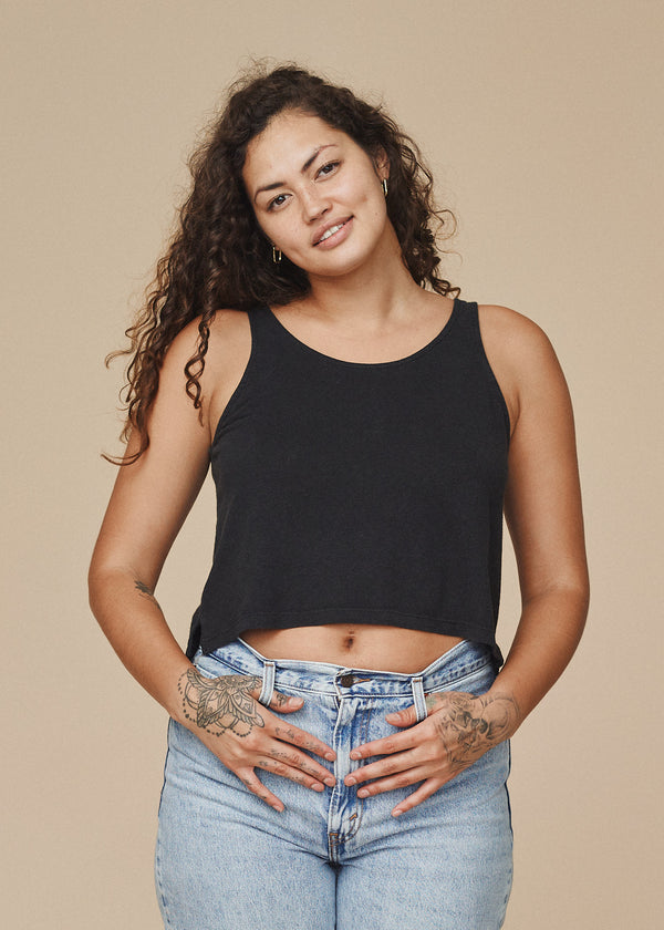 Cropped Tank by JUNGMAVEN - Non-toxic Clothes product rated GO by Million Marker, free from BPA, phthalates, and parabens