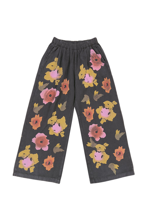 Floral Twill Disco Pant by JUNGMAVEN - Non-toxic Clothes product rated GO by Million Marker, free from BPA, phthalates, and parabens
