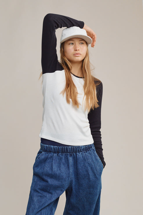 Juniper Long Sleeve Baseball Tee by JUNGMAVEN - Non-toxic Clothes product rated GO by Million Marker, free from BPA, phthalates, and parabens