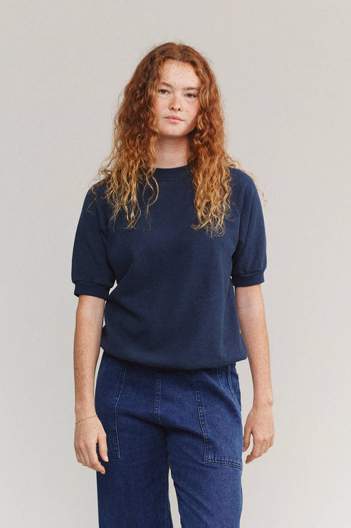Short Sleeve Raglan Fleece Sweatshirt by JUNGMAVEN - Non-toxic Clothes product rated GO by Million Marker, free from BPA, phthalates, and parabens
