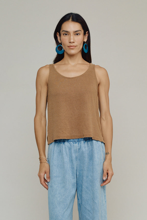 Sophie 100% Hemp Cropped Tank Top by JUNGMAVEN - Non-toxic Clothes product rated GO by Million Marker, free from BPA, phthalates, and parabens