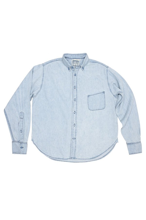 Vintage Denim Catalina Button Down Shirt by JUNGMAVEN - Non-toxic Clothes product rated GO by Million Marker, free from BPA, phthalates, and parabens