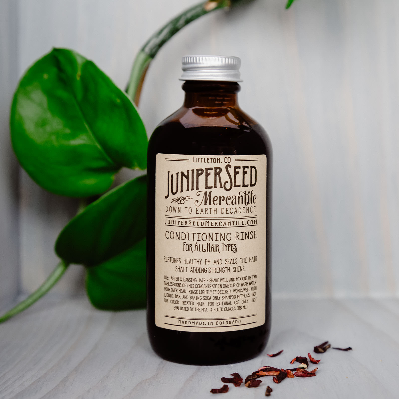Conditioning Rinse For All Hair Types by JUNIPER SEED Mercantile - Non-toxic, SLOW rated product free from harmful chemicals