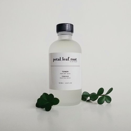 Petal, Leaf, Root Facial Toner for Dry Skin by Just the Goods - Non-toxic Facial Care product rated GO by Million Marker, free from BPA, phthalates, and parabens