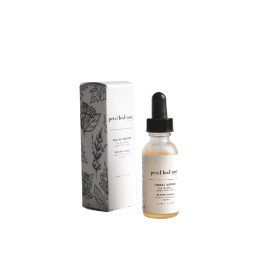 Petal, Leaf, Root Serum for Normal/Sensitive Skin by Just the Goods - Non-toxic Facial Care product rated GO by Million Marker, free from BPA, phthalates, and parabens
