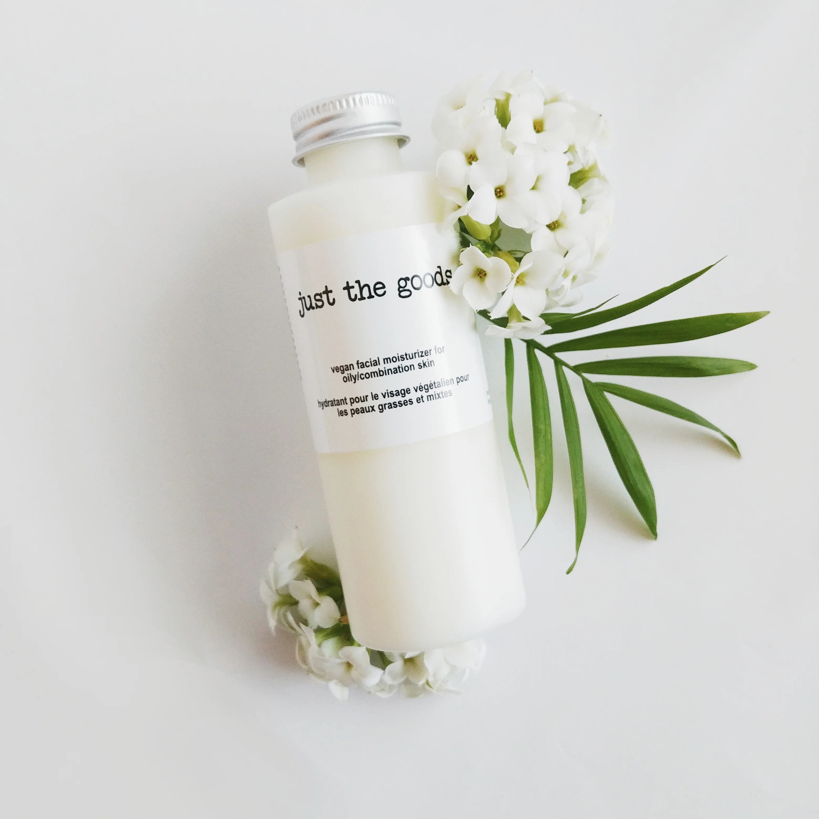 Vegan Facial Moisturizer for Oily/Combination Skin by Just the Goods - Non-toxic, SLOW rated product free from harmful chemicals