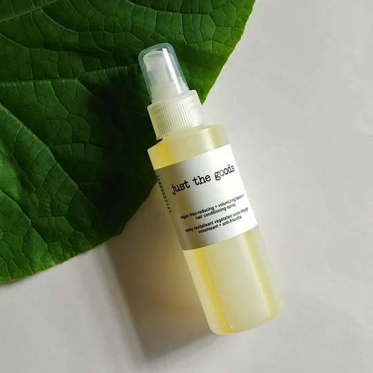 Vegan Leave In Hair Conditioning Spray by Just the Goods - Non-toxic, SLOW rated product free from harmful chemicals
